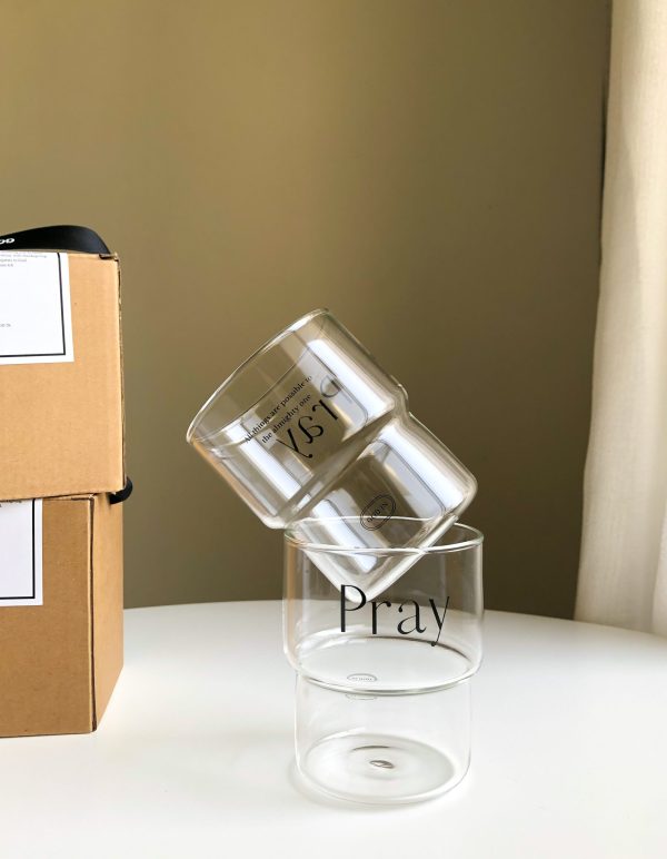 禱告 耐熱玻璃杯