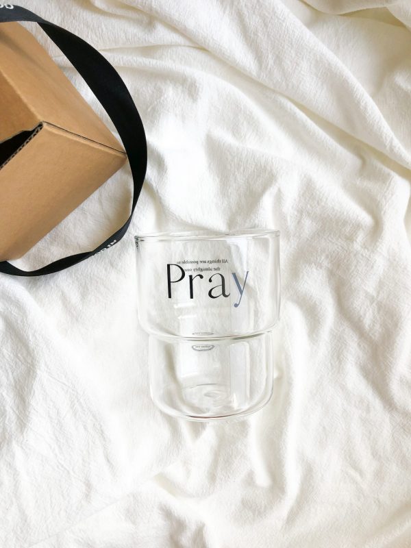禱告 耐熱玻璃杯