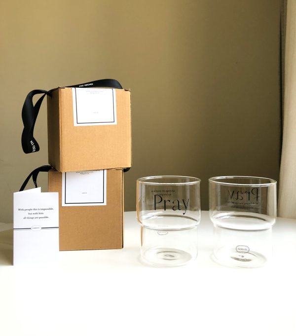 禱告 耐熱玻璃杯