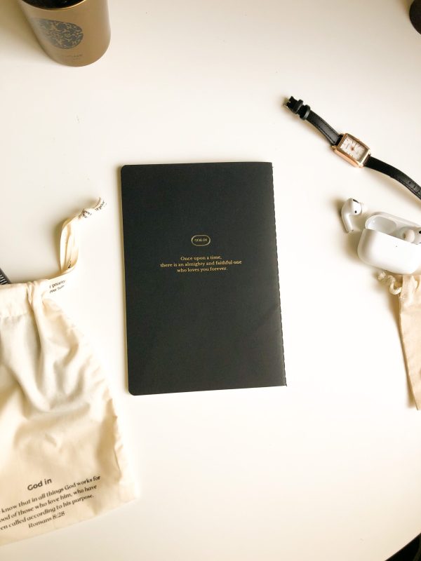 尋找就尋見 燙金字筆記本-黑