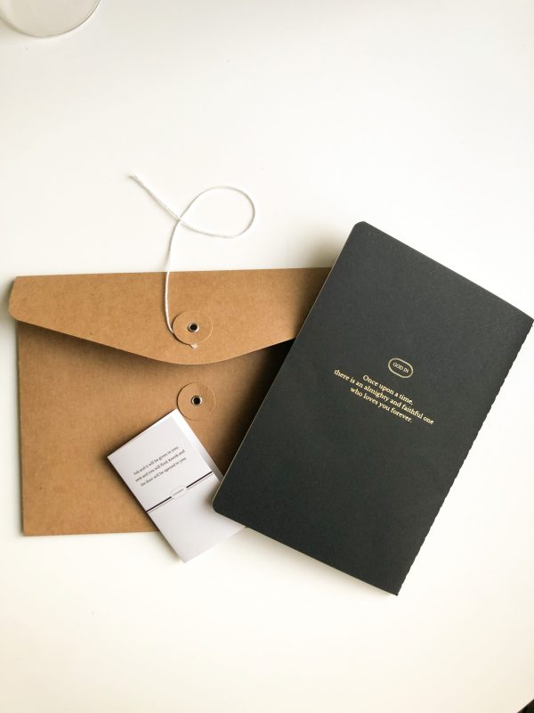 尋找就尋見 燙金字筆記本-黑